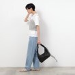 オペークドットクリップ(OPAQUE.CLIP)の【2WAY】雑材ドロストフリルハンドルミドルショルダーバッグ15