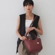オペークドットクリップ(OPAQUE.CLIP)の【軽量／2WAY】コインカシメシュリンクミドルトートバッグ ボルドー(064)