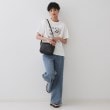 オペークドットクリップ(OPAQUE.CLIP)の【長さ調節可能】ラウンドスクエアマチ付きミニショルダーバッグ4