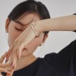 オペークドットクリップ(OPAQUE.CLIP)の2連フェイクパールブレスレット6