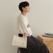 オペークドットクリップ(OPAQUE.CLIP)の【軽量/2WAY】スクエアミドルトートバッグ1