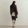オペークドットクリップ(OPAQUE.CLIP)の【長さ調整可能】プリーツドロストミニショルダーバッグ4