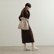 オペークドットクリップ(OPAQUE.CLIP)の【A4サイズ対応】プリーツドロストショルダーバッグ6