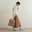 オペークドットクリップ(OPAQUE.CLIP)のティアードフリルラメトートバッグ4
