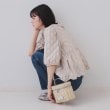 オペークドットクリップ(OPAQUE.CLIP)の【2WAY】ラタンバニティショルダーバッグ4