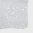 オペークドットクリップ(OPAQUE.CLIP)のパール調リング付き刺繍スカーフ2