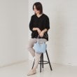 オペークドットクリップ(OPAQUE.CLIP)の【2WAY】スムース合皮ミドルトートバッグ9