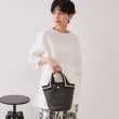 オペークドットクリップ(OPAQUE.CLIP)のバスケット調デザインテープミニトートバッグ5