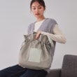 オペークドットクリップ(OPAQUE.CLIP)の【A4サイズ対応】巾着ドロストーリングトートバッグ4