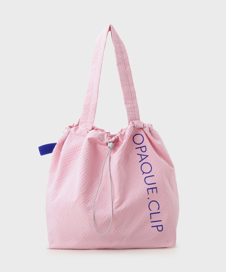オペークドットクリップ(OPAQUE.CLIP)の【推し活／6color】うちわも入る大きさ！ビッグトートバッグ ピンク(571)