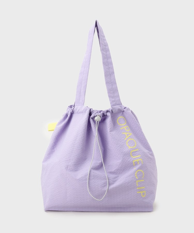 オペークドットクリップ(OPAQUE.CLIP)の【推し活／6color】うちわも入る大きさ！ビッグトートバッグ ラベンダー(580)