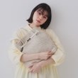 オペークドットクリップ(OPAQUE.CLIP)のフロントベルトデザイン雑材合皮コンビトートバッグ5