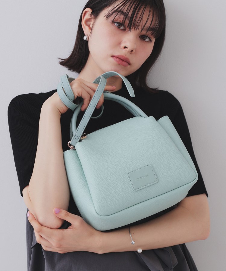 POP&SUKI ライトグリーン カメラバッグ ショルダー2wayバッグ