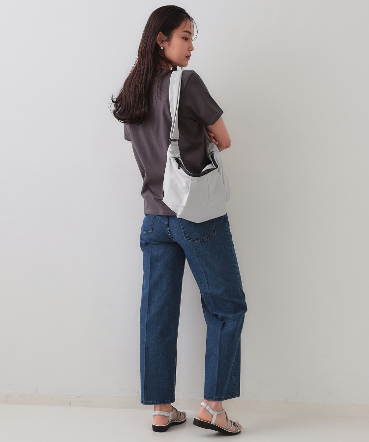 2WAY】タックデザインミドルショルダーバッグ(ショルダーバッグ 2WAY】タックデザインミドルショルダーバッグ(ショルダーバッグ