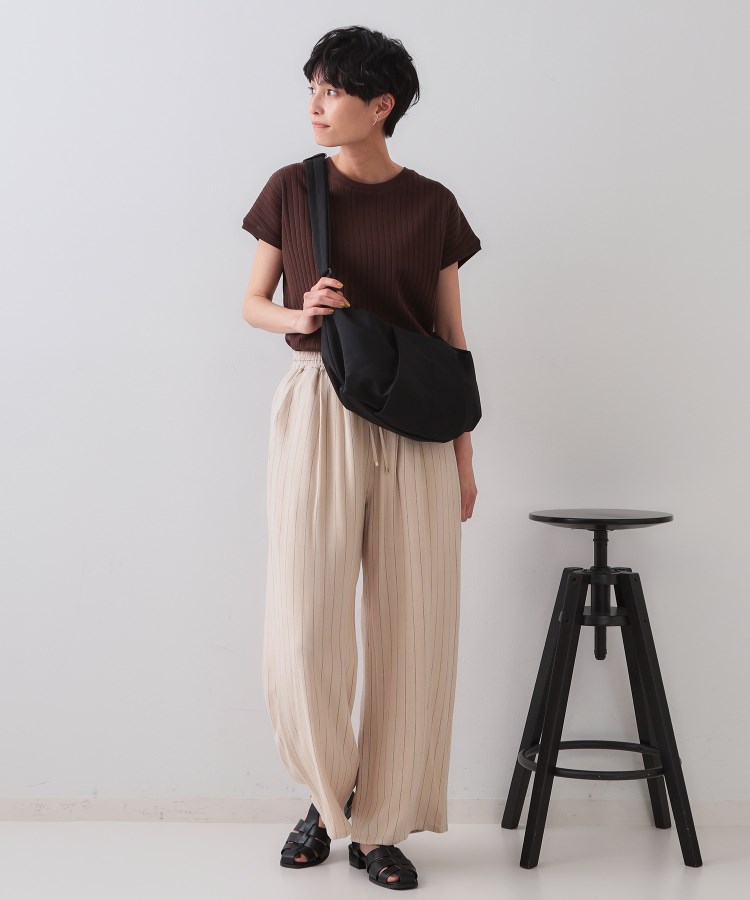 2WAY】タックデザインミドルショルダーバッグ(ショルダーバッグ 2WAY】タックデザインミドルショルダーバッグ(ショルダーバッグ