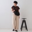 オペークドットクリップ(OPAQUE.CLIP)の【2WAY】タックデザインミドルショルダーバッグ4