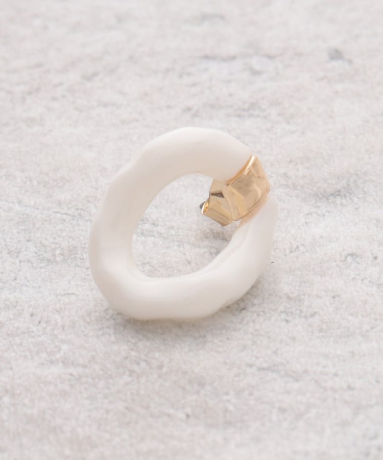 428［一点物］ピアス マンダリンガーネット 1.7ct PS – AYAKO