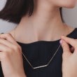 オペークドットクリップ(OPAQUE.CLIP)のビジューラインネックレス5