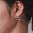 オペークドットクリップ(OPAQUE.CLIP)のビジュー×メタルピアス4