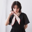 オペークドットクリップ(OPAQUE.CLIP)のドット柄スクエア大判スカーフ4