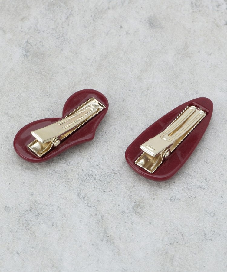 オーダー♡トリプルハート 22a.22b】ヘアクリップ