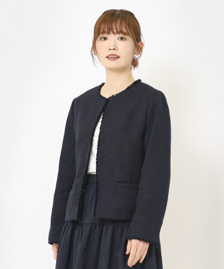 【新品】COCODEAL ベロアツイードジャケット ２(M) 定価17600円 COCO DEAL ツイードジャケット - メルカリ