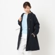 エプローブ(Eprouve)のフード付きロングコート ネイビー(094)