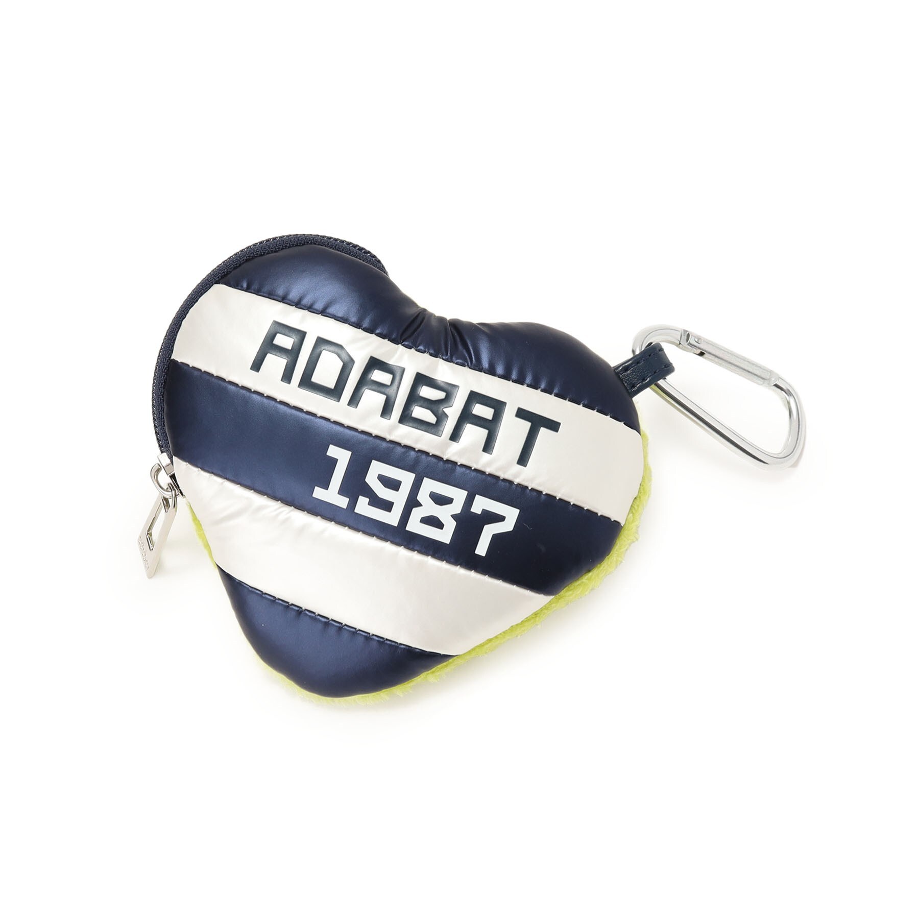 アダバット(レディース)(adabat(Ladies))のもこもこ素材 ハート型ボールケース ホワイト(301)