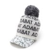 アダバット(レディース)(adabat(Ladies))のぼんぼん付きニット帽 サンバイザー セットアイテム2