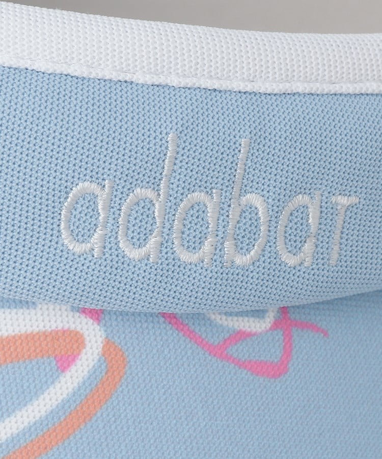 アダバット(レディース)(adabat(Ladies))のラインフラワー柄 クリップ型サンバイザー6