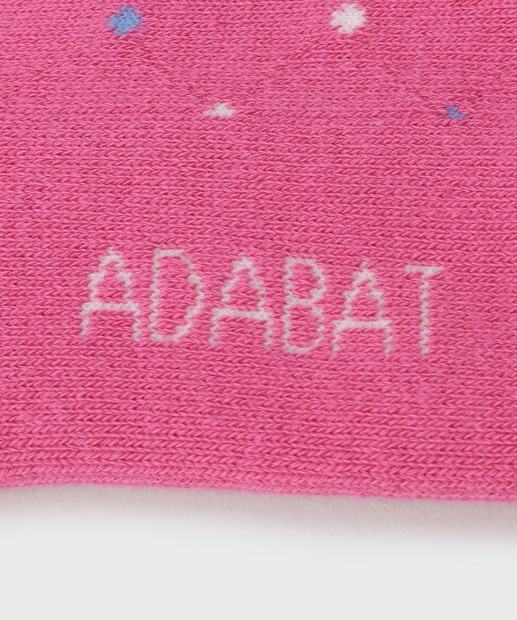 アダバット(レディース)(adabat(Ladies))のドットデザイン リボンつき 普通丈ソックス6