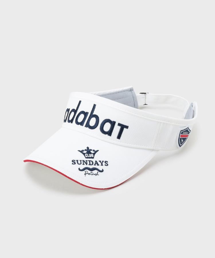 アダバット(レディース)(adabat(Ladies))の【新レーベル ADABAT NAVY】サンデーズバイザー10