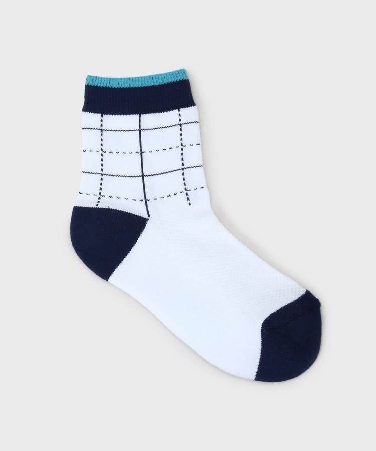 アダバット(レディース)(adabat(Ladies))のチェックレギュラーソックス2