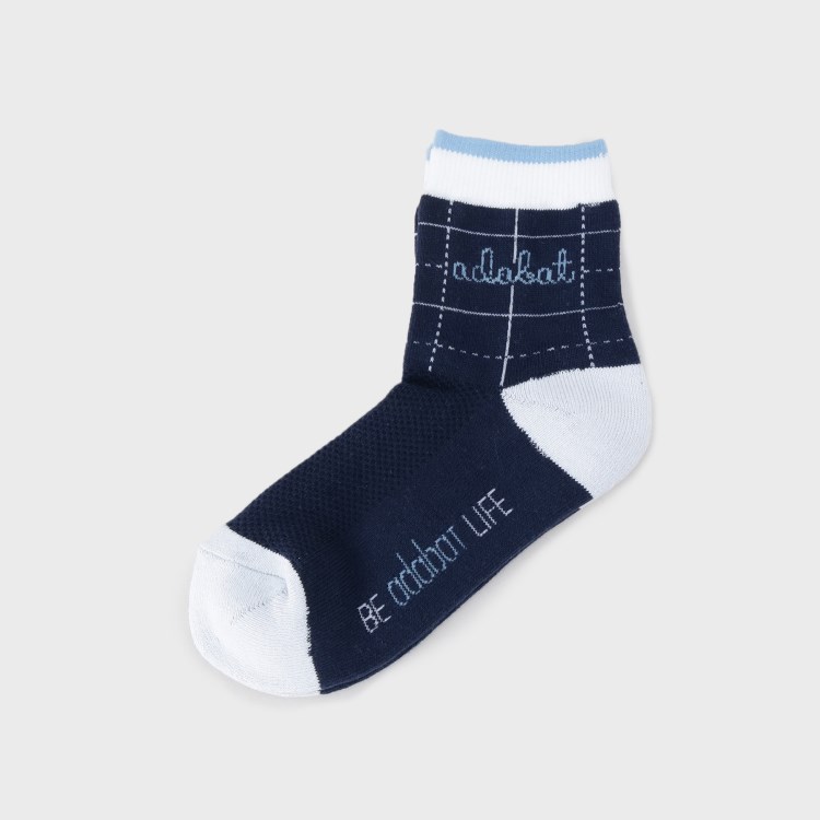 アダバット(レディース)(adabat(Ladies))のチェックレギュラーソックス ソックス