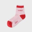 アダバット(レディース)(adabat(Ladies))のチェックレギュラーソックス ピンク(072)