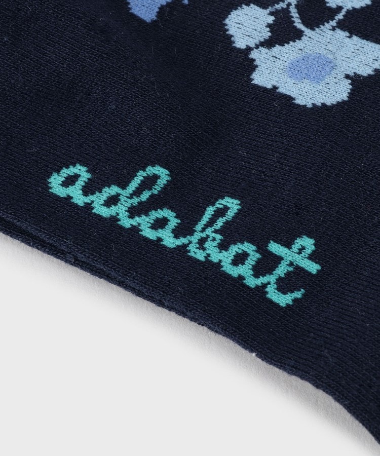 アダバット(レディース)(adabat(Ladies))のフラワーフレンチショートソックス5