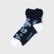 アダバット(レディース)(adabat(Ladies))のフラワーフレンチショートソックス1
