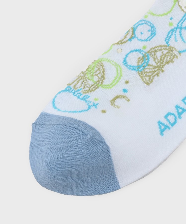 アダバット(レディース)(adabat(Ladies))のフレンチドローイングショートソックス3