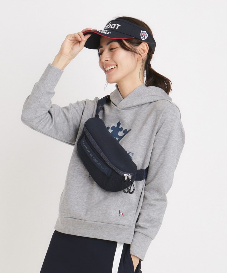 アダバット(レディース)(adabat(Ladies))の【新レーベル ADABAT NAVY】ハニカムメッシュボディーバッグ4