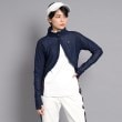 アダバット(レディース)(adabat(Ladies))の【UVカット】ハイネックボレロ ネイビー(093)