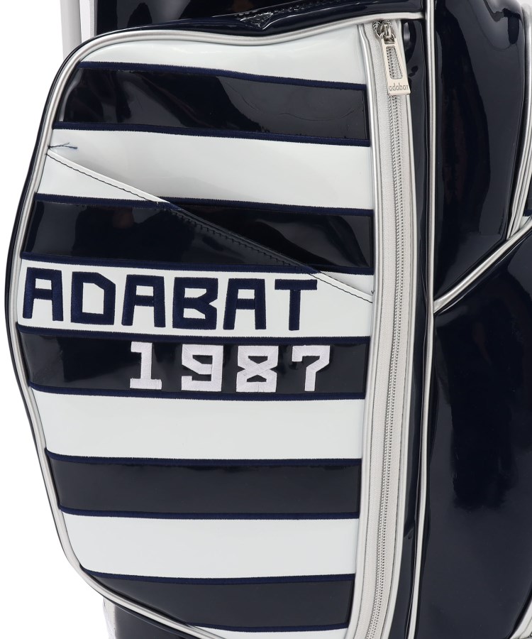 アダバット(レディース)(adabat(Ladies))の◆ボーダーデザイン スタンドゴルフバッグ 口径9型／46インチ対応19