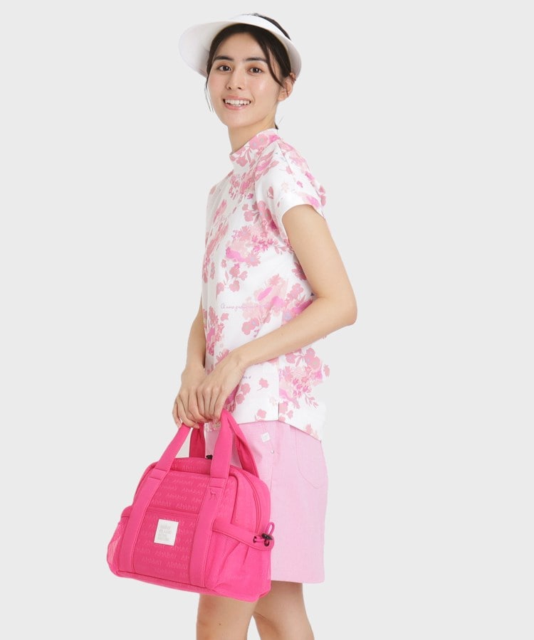 アダバット(レディース)(adabat(Ladies))のエンボスネオプレーンカートバッグ ピンク(072)