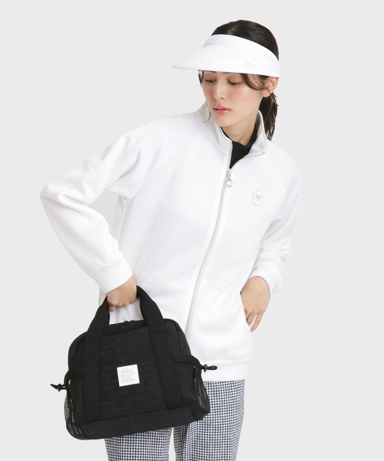 アダバット(レディース)(adabat(Ladies))のエンボスネオプレーンカートバッグ ブラック(019)