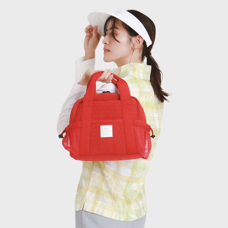 アダバット(レディース)(adabat(Ladies))のエンボスネオプレーンカートバッグ ハンドバッグ