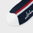 アダバット(レディース)(adabat(Ladies))の【新レーベル ADABAT NAVY】サイドラインショートソックス4