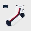 アダバット(レディース)(adabat(Ladies))の【新レーベル ADABAT NAVY】サイドラインショートソックス ホワイト(001)