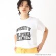 オペークドットクリップ(OPAQUE.CLIP)の◆別注 カレッジプリントTシャツ【UNISEX】 ホワイト(002)