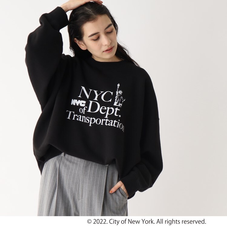 オペークドットクリップ(OPAQUE.CLIP)の◆【NYC×GOOD ROCK SPEED】別注 NYC ロゴスウェット【UNISEX】 スウェット・トレーナー