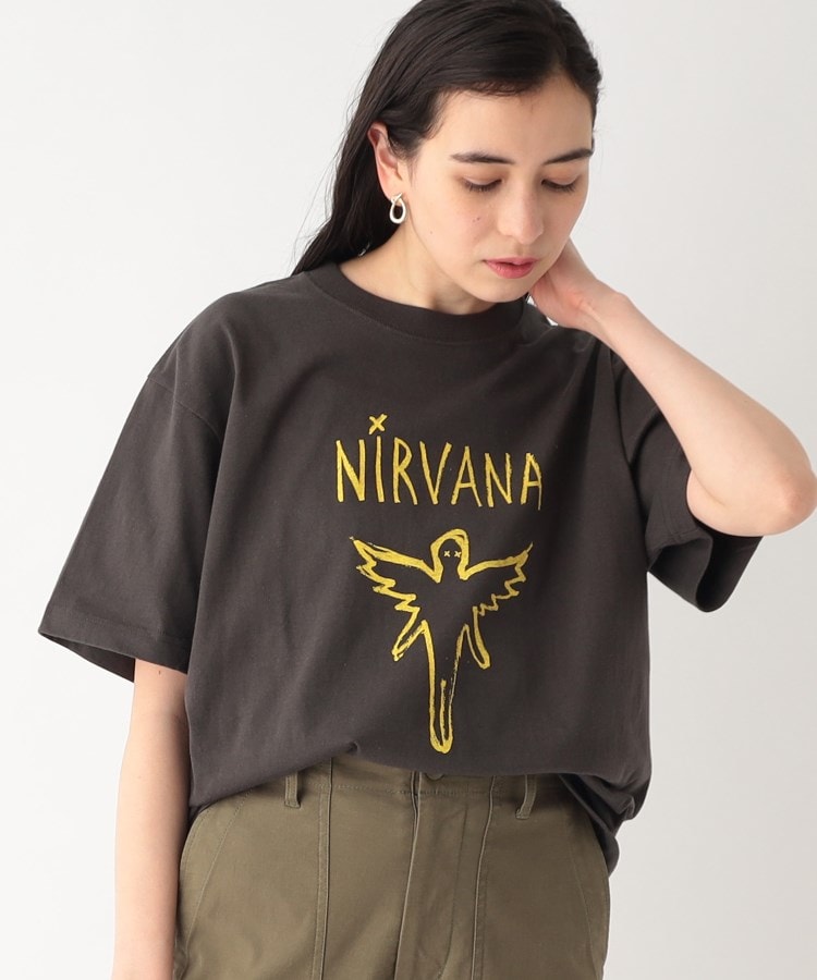 オペークドットクリップ(OPAQUE.CLIP)の【GOOD ROCK SPEED別注 NIRVANA／ニルヴァーナ】Tシャツ ディープグレー(015)