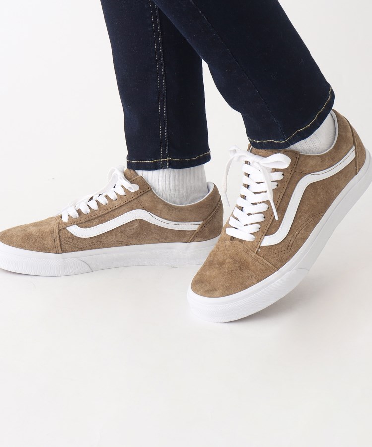 オペークドットクリップ(OPAQUE.CLIP)の【VANS(ヴァンズ)】OLD SKOOLPIG SUEDE TOBACCO BROWN ダークブラウン(043)